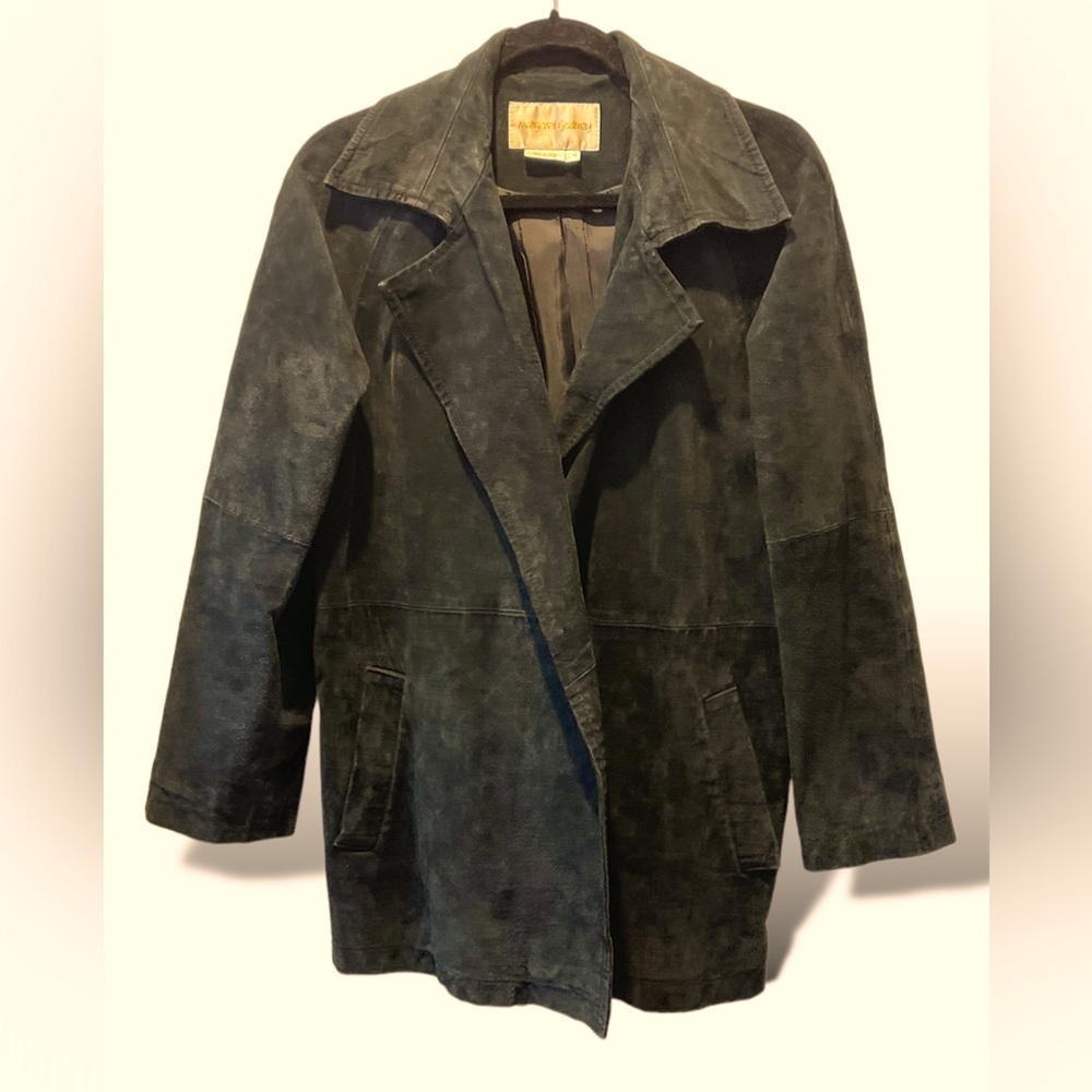 Vintage Margaret Godfrey Black Suede Jacket